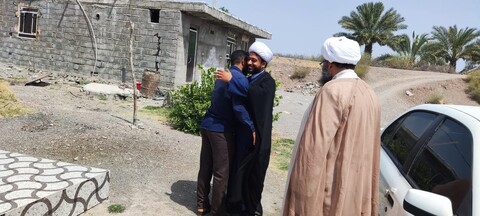 تصاویر/  سرکشی معاون تهذیب و تبليغ حوزه علمیه هرمزگان از مبلغان شهرستان رودان