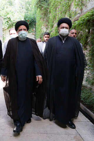 تصاویر/ اجتماع مردمی هسته‌های جهاد، پیشرفت در حسینیه جماران