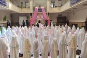 تصاویر/ مراسم جشن تکلیف دختران در مدرسه علمیه ریحانة الرسول ارومیه