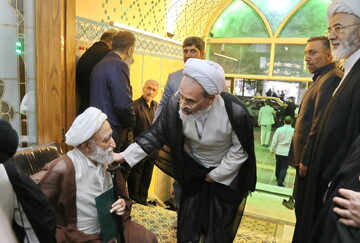 تصاویر / مراسم بزرگداشت همسر آیت الله استادی