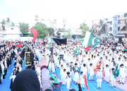 تصاویر/ اجتماع بزرگ سلام فرمانده در کراچی