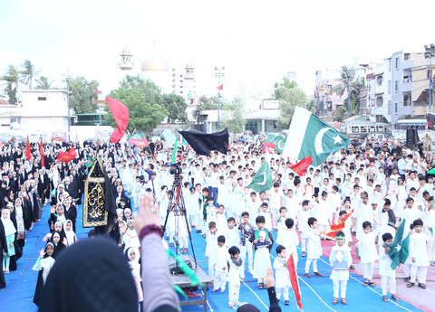 سلام فرماندہ، امام مہدی (عج) سے تجدید عہد کیلئے کراچی میں بچوں کا عظیم الشان اجتماع