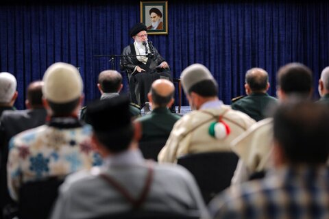 Photo/ Imam Khamenei Meeting with Officials in Charge of The Nomadic Martyrs Commemoration Congress