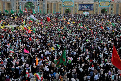 تصاویر/اجتماع سلام فرمانده در مسجد مقدس جمکران