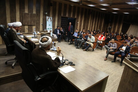 تصاویر/ نشست خبری رئیس کل دادگستری و مسئولین قضایی استان