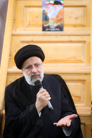 تصاویر/ حضور رئیس جمهور در مسجد امام خمینی(ره) محل جوادیه بجنورد
