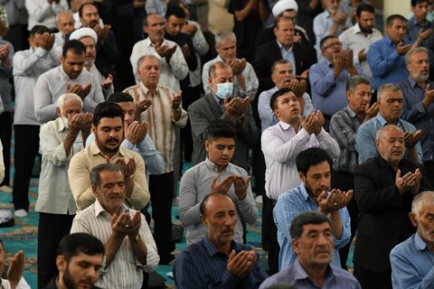 تصاویر/ آیین عبادی سیاسی نماز جمعه شهرستان ماکو