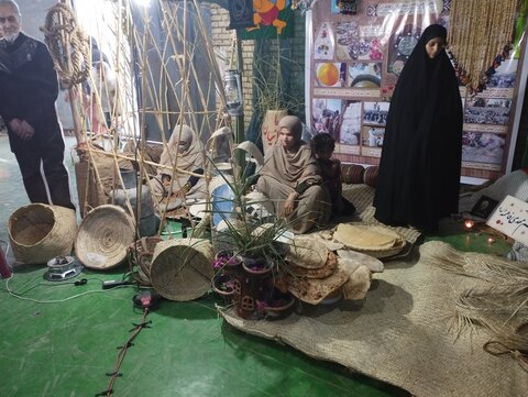 افتتاح نمایشگاه صنایع دستی طرح اسوه در با حضور امام جمعه توکهور و هشبندی