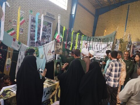 افتتاح نمایشگاه صنایع دستی طرح اسوه در با حضور امام جمعه توکهور و هشبندی