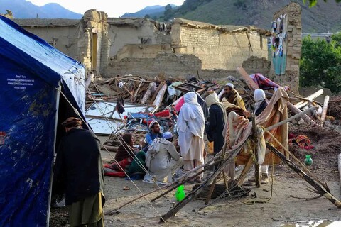 تصاویر/ آخرین وضعیت مردم زلزله زده افغانستان