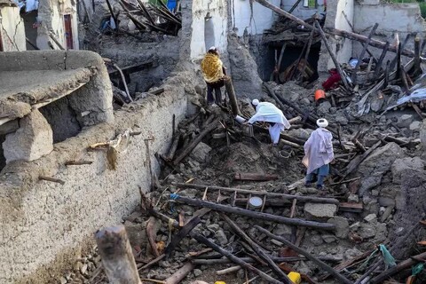 تصاویر/ آخرین وضعیت مردم زلزله زده افغانستان