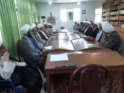 تصاویر/ نخستین نشست مطالعات نیازسنجی دفتر تدوین متون حوزه در کاشان