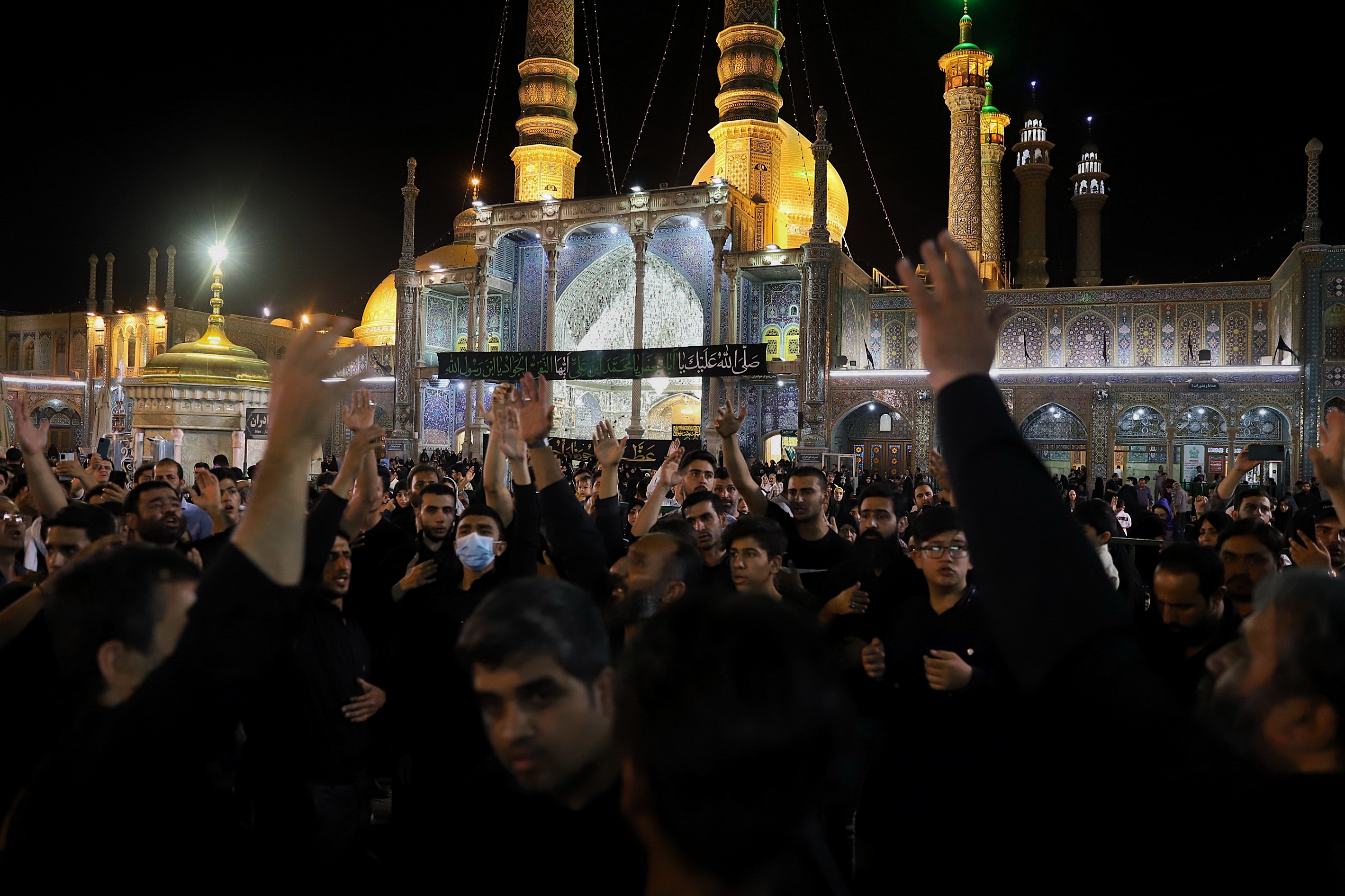 Photo/ Atmosphere of Lady Masuma's shrine on the eve of martyrdom anniversary of Imam Javad (PBUH)