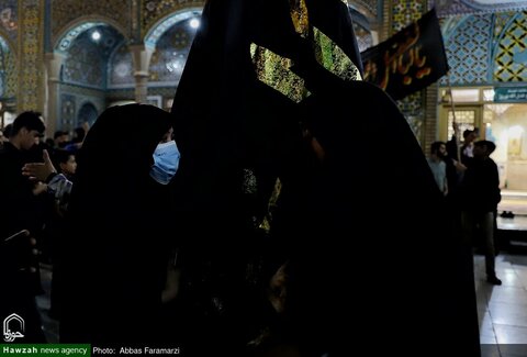 بالصور/ أجواء مرقد السيدة فاطمة المعصومة عليها السلام في ذكرى استشهاد الإمام الجواد عليه السلام