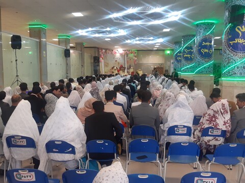 تصاویر:جشن ازدواج ۱۵۰ زوج جوان در استان مقدس علی بن باقر(ع)اردهال کاشان