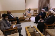 Al-Mustafa Chancellor meets with new Iranian ambassador to Lebanon