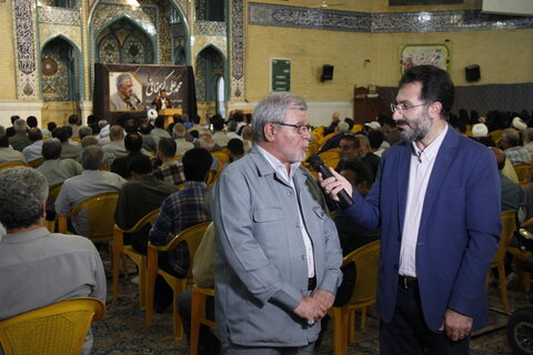 تصاویر / مراسم گرامیداشت مرحوم محمد علی کریم خانی در قزوین برگزارشد