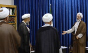 Photo/ Ayatollah Arafi's public meeting with Foreign clerics