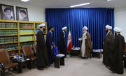 Ayatollah Arafi meets with seminary scholars, students in Qom