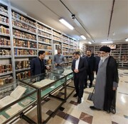 بازدید وزیر فرهنگ و ارشاد اسلامی از کتابخانه آیت الله مرعشی نجفی