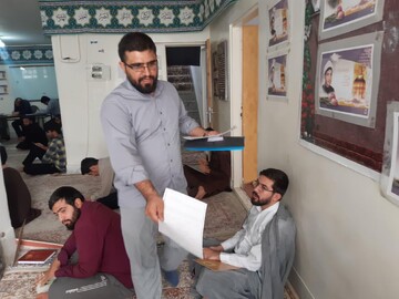 آغاز امتحانات ترم اول دوره ارتقایی در مدارس علمیه آیت الله اعتمادی کاشان