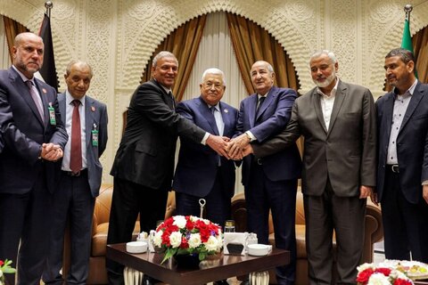 دیدار رهبران فلسطینی در الجزایر