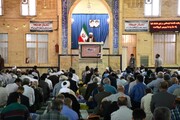 تصاویر/ آیین عبادی سیاسی نماز جمعه شهرستان خوی