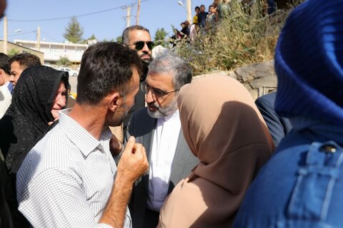 تصاویر/ حضور رئیس جمهور در بین اهالی روستای «قلعه‌جی» شهرستان سروآباد کردستان