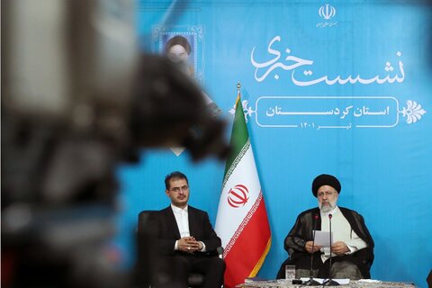 تصاویر/ نشست خبری رئیس جمهور با خبرنگاران کردستان