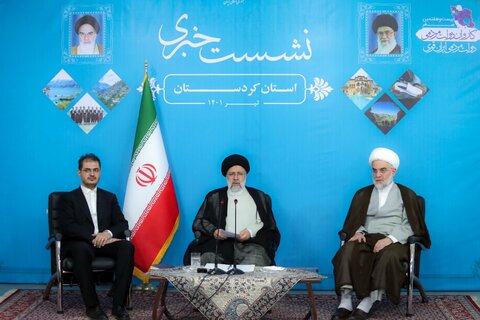 تصاویر/ نشست خبری رئیس جمهور با خبرنگاران کردستان