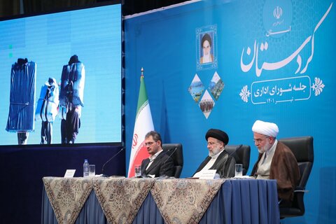 تصاویر/ جلسه شورای اداری استان کردستان با حضور رئیس جمهور