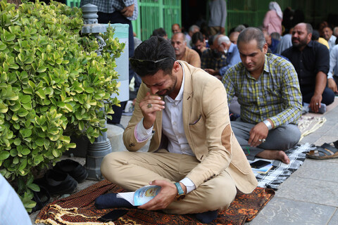 تصاویر/مراسم پرفیض دعای عرفه در گلستان شهدای اصفهان