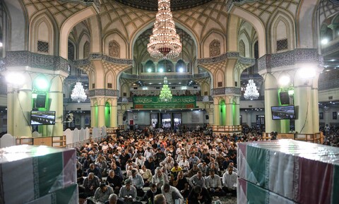 تصاویر/ مراسم روح بخش دعای عرفه در آستان مقدس حضرت عبدالعظیم حسنی