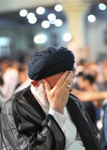 تصاویر/ مراسم روح بخش دعای عرفه در آستان مقدس حضرت عبدالعظیم حسنی