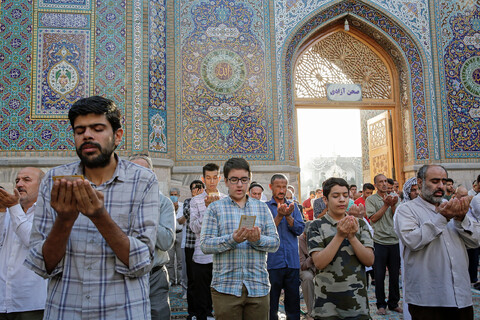 تصاویر/ عید قربان در حرم مطهر رضوی