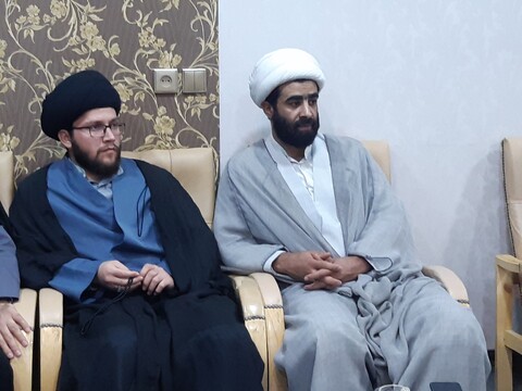 تصاویر: دیدار گروه مشاوره اسلامی حوزه علمیه کاشان بانماینده ولی فقیه