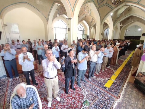 تصاویر/ سوژه های نمازجمعه قمصر