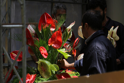 تصاویر/ حال و هوای حرم مطهر رضوی در دهه ولایت