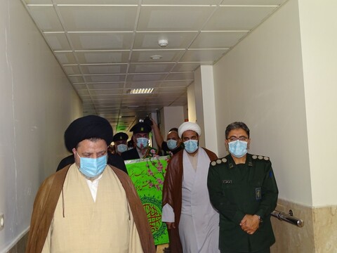تصاویر/ حضور خادمین مسجد جمکران در زندان، خانه سالمندان و بیمارستان فجر ماکو