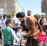برگزاری دسته شادی در عید سعید غدیر + عکس