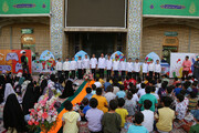 تصاویر/ جشن بزرگ کودکان علوی در حرم حضرت معصومه(س) به مناسبت عید غدیر