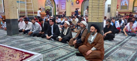 تصاویر/ جشن شب عید غدیر در مسجد جامع شهرستان شوط