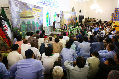 تصاویر/ مراسم جشن «عید غدیر»؛ ویژه زائران اردو ‌زبان در رواق غدیر حرم رضوی