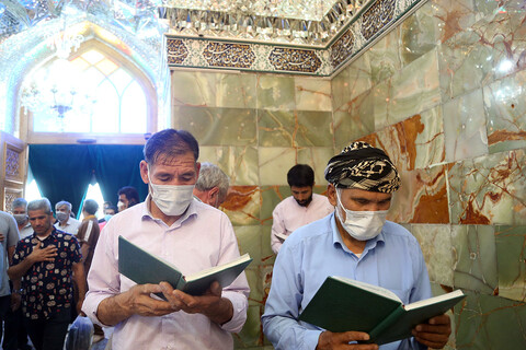 حال و هوای حرم حضرت معصومه(س) در روز عید غدیر