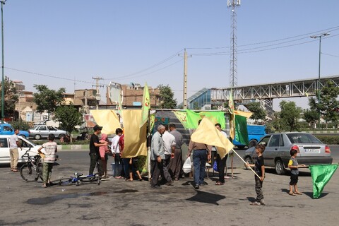 تصاویر/ ایستگاه های صلواتی در نقاط مختلف ارومیه در روز غدیر