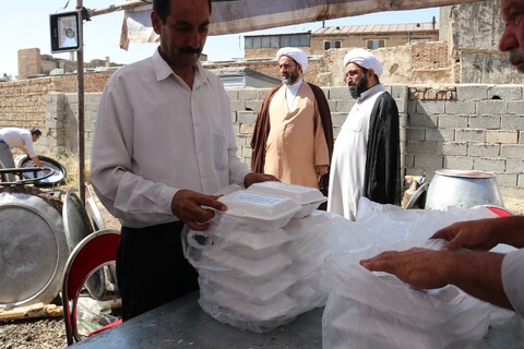 تصاویر/ طبخ و توزیع ۱۴ هزار غذای گرم در مسجد رضاآباد ارومیه