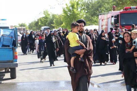 تصاویر/ بازسازی و بازخوانی واقعه عیدغدیرخم در پارک «سراب کوثر» شهر قروه