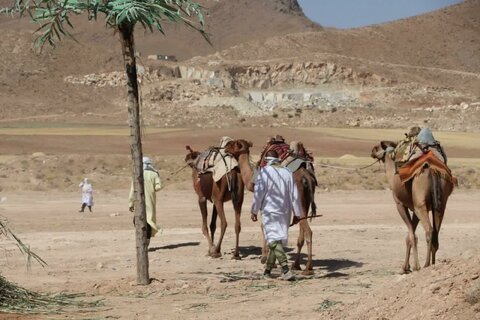تصاویر/ بازسازی و بازخوانی واقعه عیدغدیرخم در پارک «سراب کوثر» شهر قروه