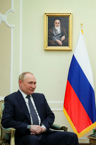 تصاویر/ دیدار ولادیمیر پوتین با رئیس جمهور
