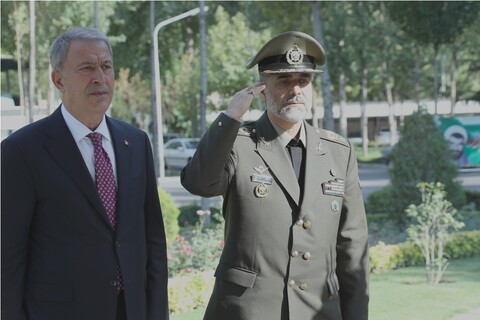 دیدار وزرای دفاع ترکیه و جمهوری اسلامی ایران در تهران؛